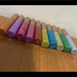 10 Pcs Metallic Glitter Liquid Eyeliner Pack